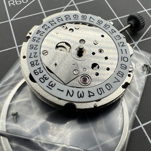 Japan Made Miyota 8219 automatic watch movement, precise mechanical mechanism for reliable timekeeping.