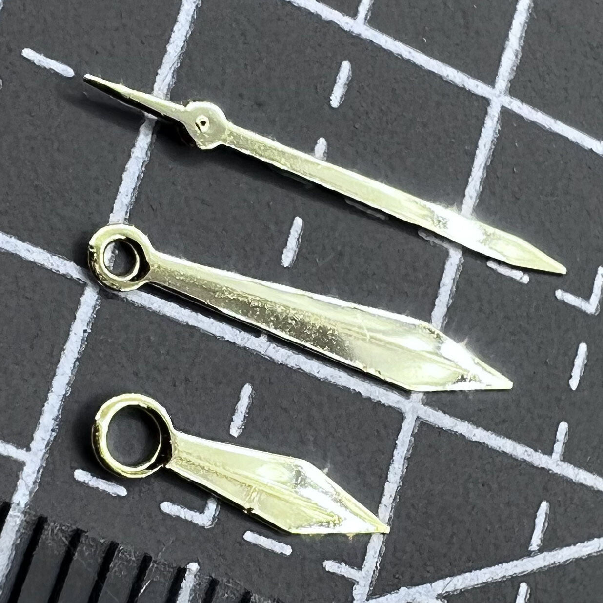 2 Sets/Pack Classic No Lume Golden Rose Golden Watch Hands for NH35/NH36/4R/7S