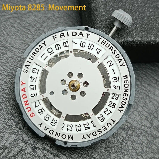 Miyota 8285 Japan automatic mechanical watch movement showcasing precision engineering for watch accessories.