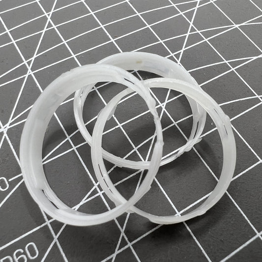 1. 24mm watch case spacer ring for Miyota 2105 movement, secure fitting accessory.