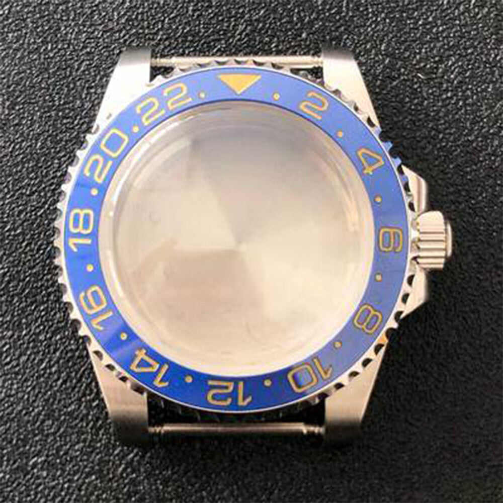 316L Edelstahl Uhrengehäuse SUB Convex Saphirglas 40mm Für NH35/NH36
