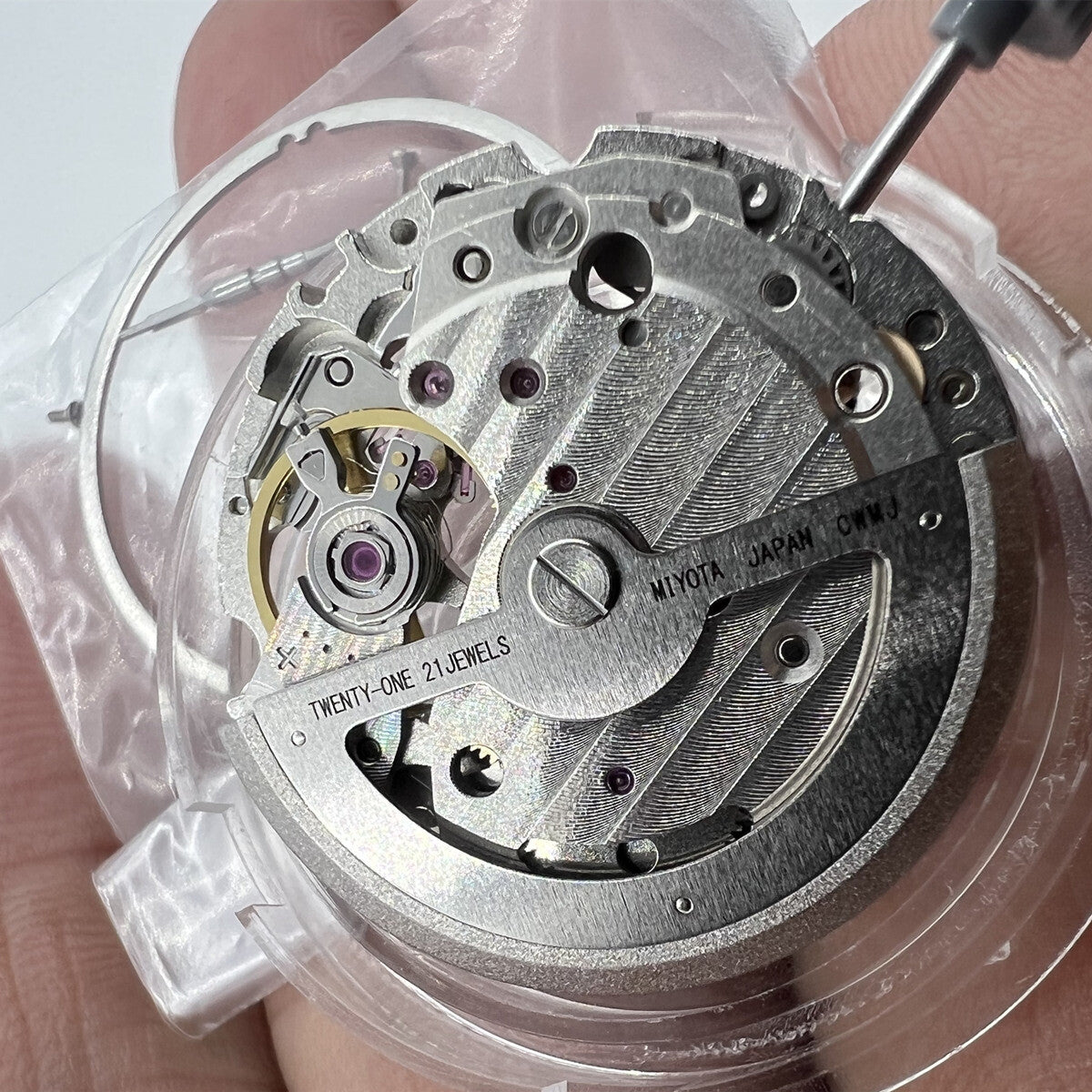 New Miyota 82S0 Silver Plated Hollow Japan Automatic Mechanical Movement