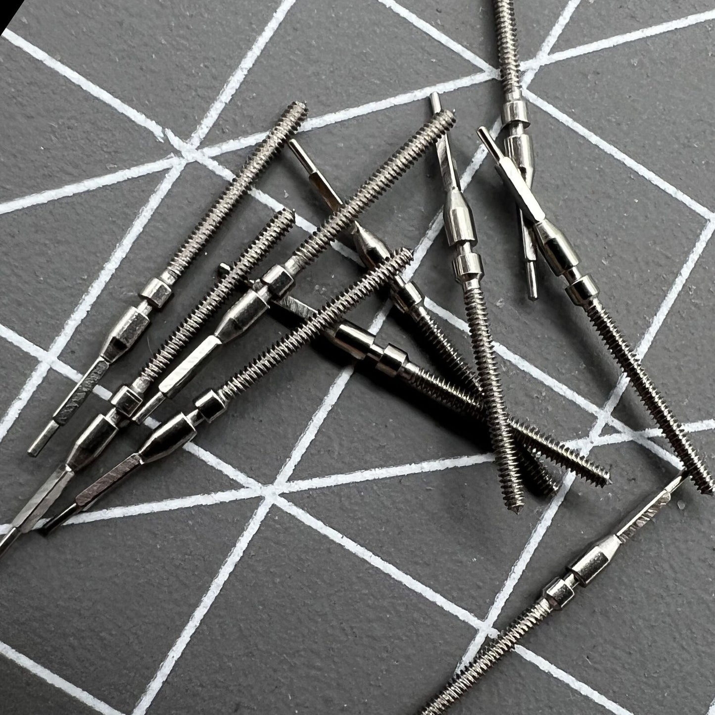 Watch winding stem for Tianjin ST1612 movement, compatible accessory for precise time setting
