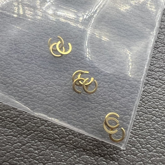 1. Week Wheel Jumper C-Clips set for 8200 movement, durable snap ring latch pushers.