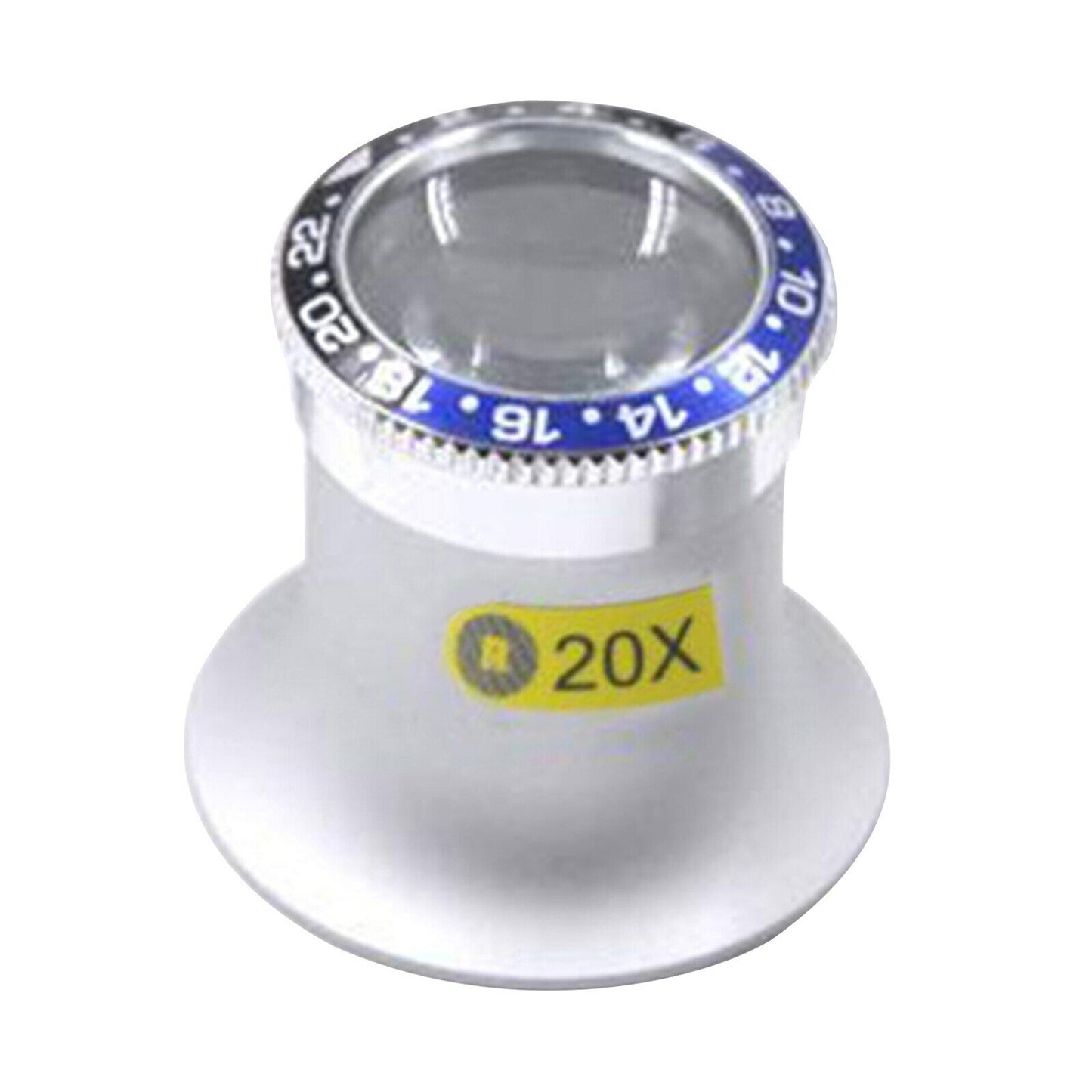 Jewelers Loupe Magnifier Glass Premium Aluminum Magnifying Eye Loop
