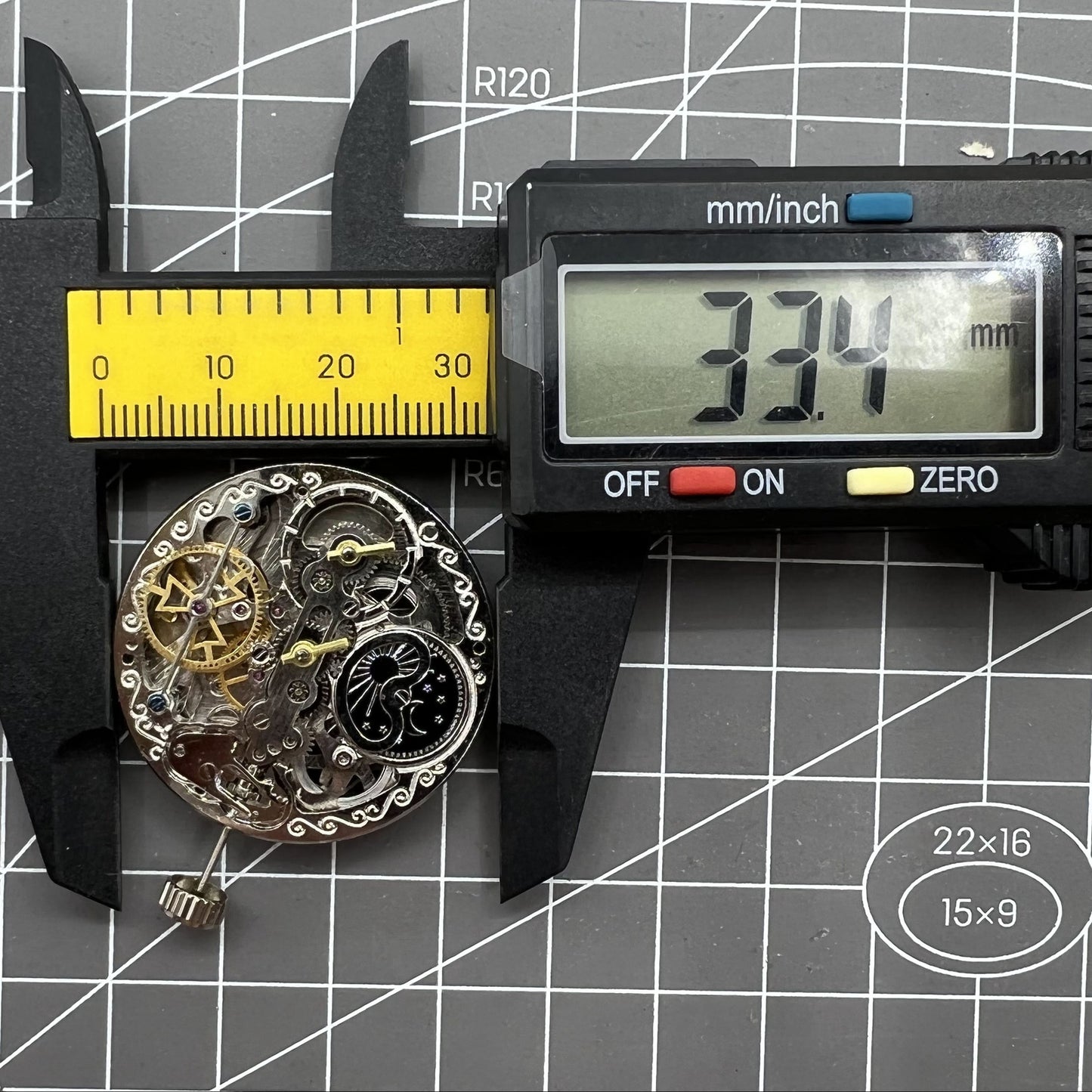 Double Mainspring mechanical watch featuring hollow design and dual time zones by Double Mainspring brand.