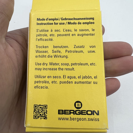 Bergeon 5444-C coarse rust removing polishing tool for watch accessories maintenance and restoration.