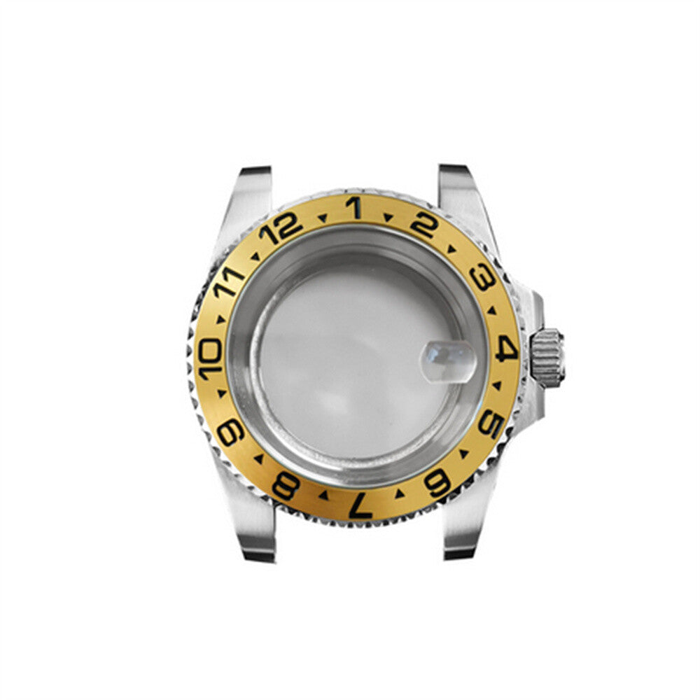 Boîtier de montre en verre saphir grossissant 40 mm pour montre NH35/NH36