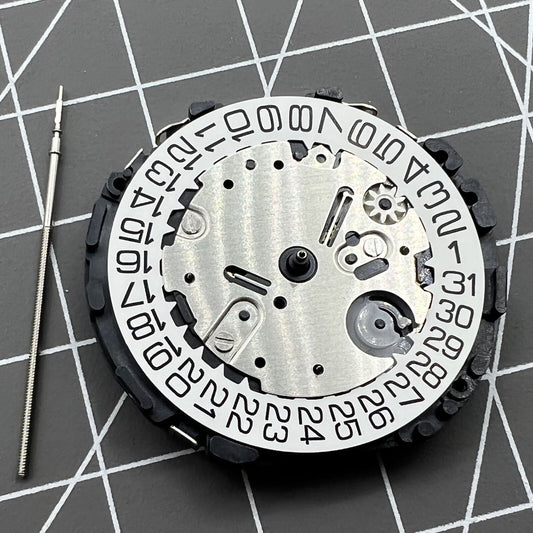 Hattori Epson TMI Japan VR33B quartz watch movement for precise timekeeping in accessories.