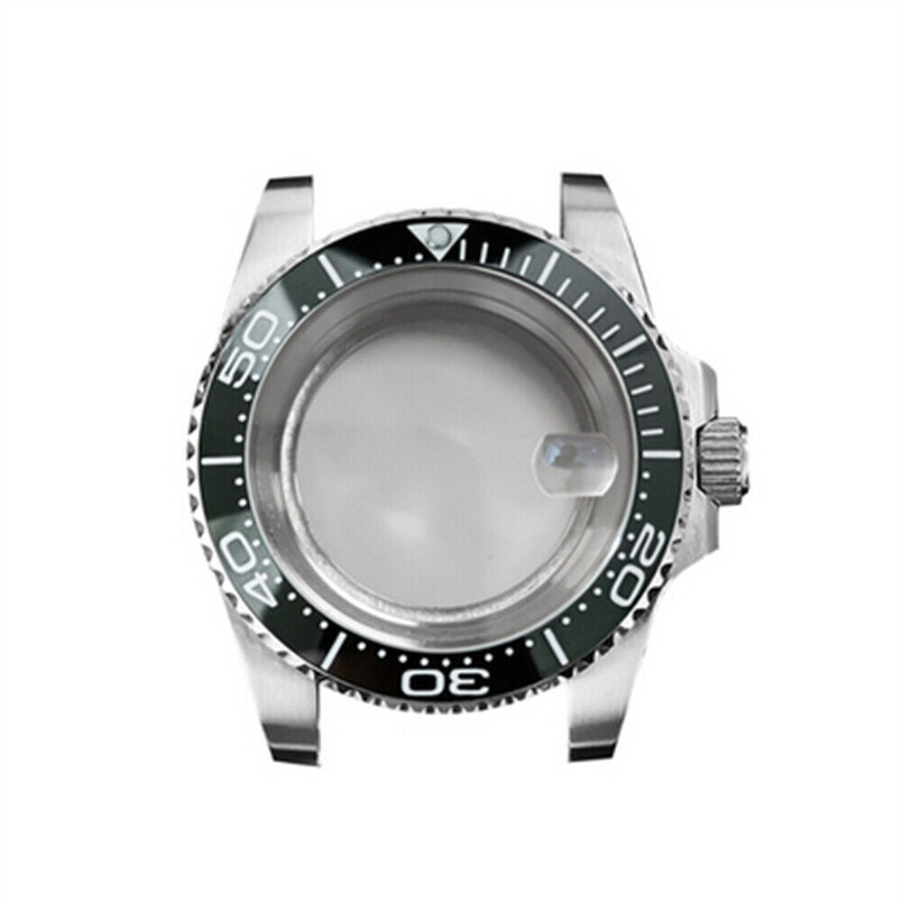 Boîtier de montre en verre saphir grossissant 40 mm pour montre NH35/NH36