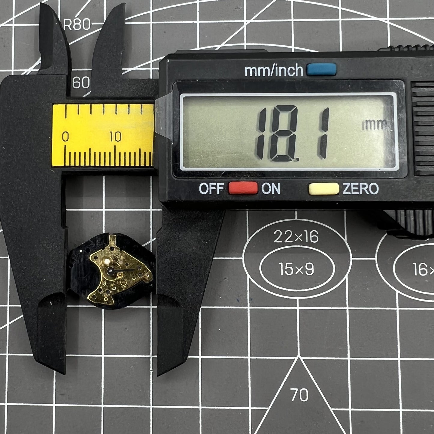 Schweizer ISA K62 Watch Quartz Bewegung 2 Hände