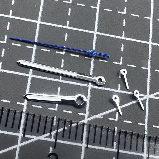 14mm Sekundenzeiger Set Blau Silber Grün Leuchtzeiger für Miyota JS15 Uhrwerk