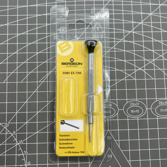 Bergeon 31081-EX-7750 precision screwdriver for CALIBRE ETA VALJOUX 7750 watch repairs