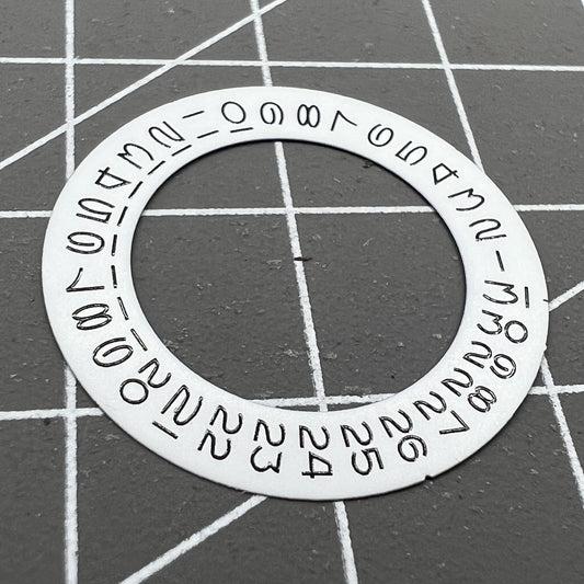 White date wheel overlay at 3 o'clock for ETA2824 2836 & Miyota 8215/8200 watches, Date At 3 brand.