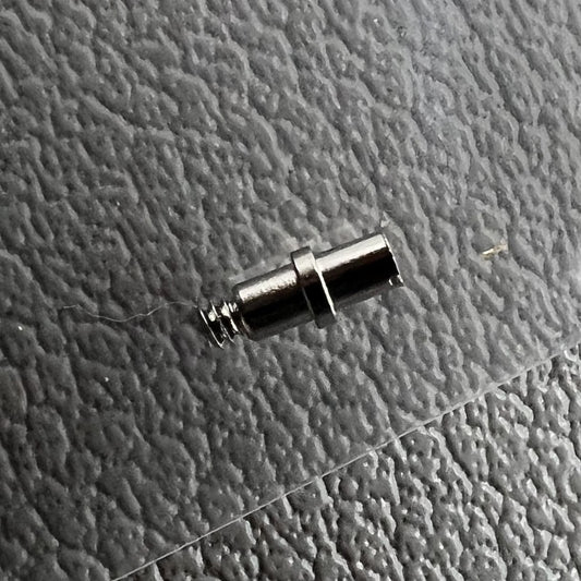 Set of 2 silver setting lever screws, compatible with ST3600 ETA6497 watch movements for precise repair.
