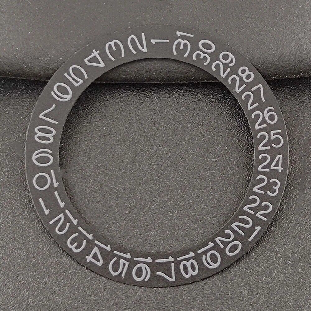 Black Background Purple Character Date Disk Date Wheel Overlay for NH35 NH36