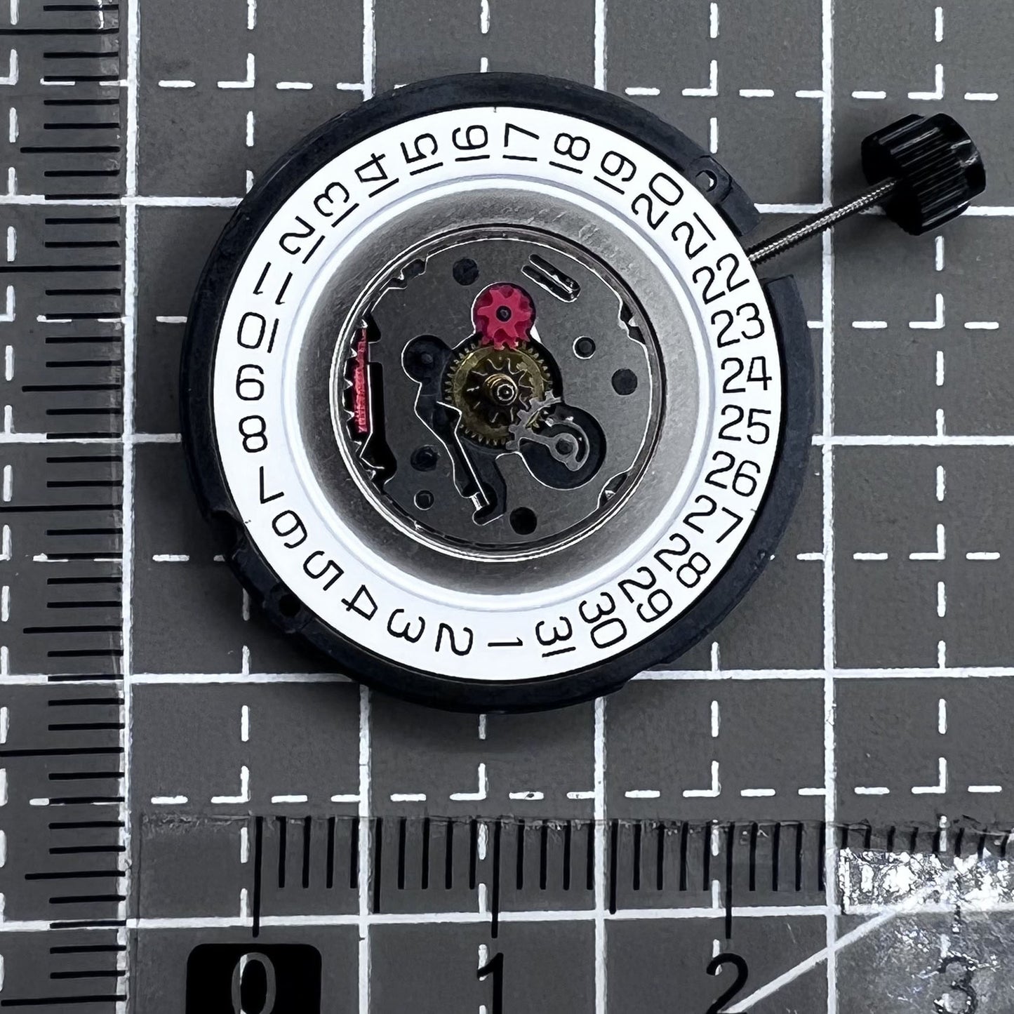 Swiss ETA 805.112 Quartz Movement 3 Hands Date at 4:30