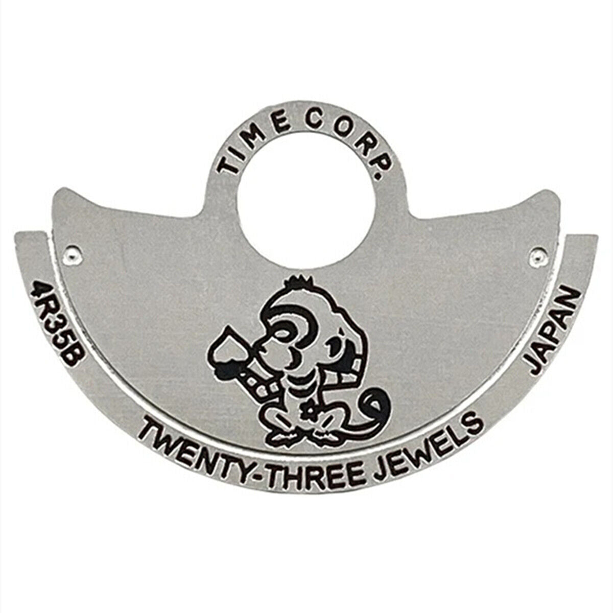 Monkey~China Zodiac Silver Rotor Masse oscillante pour NH35 NH36 4R35