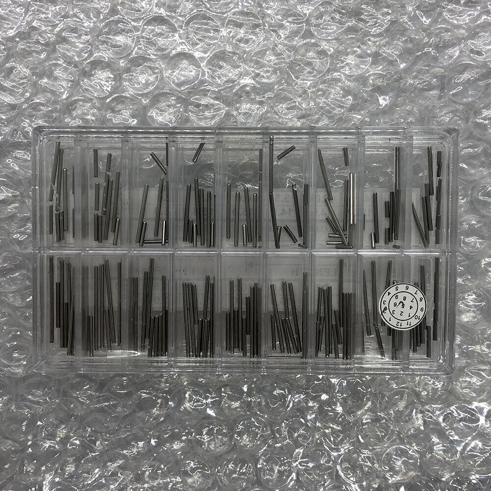 Goupilles de connexion pour bracelet de montre en acier inoxydable 316#, 180 pièces/boîte