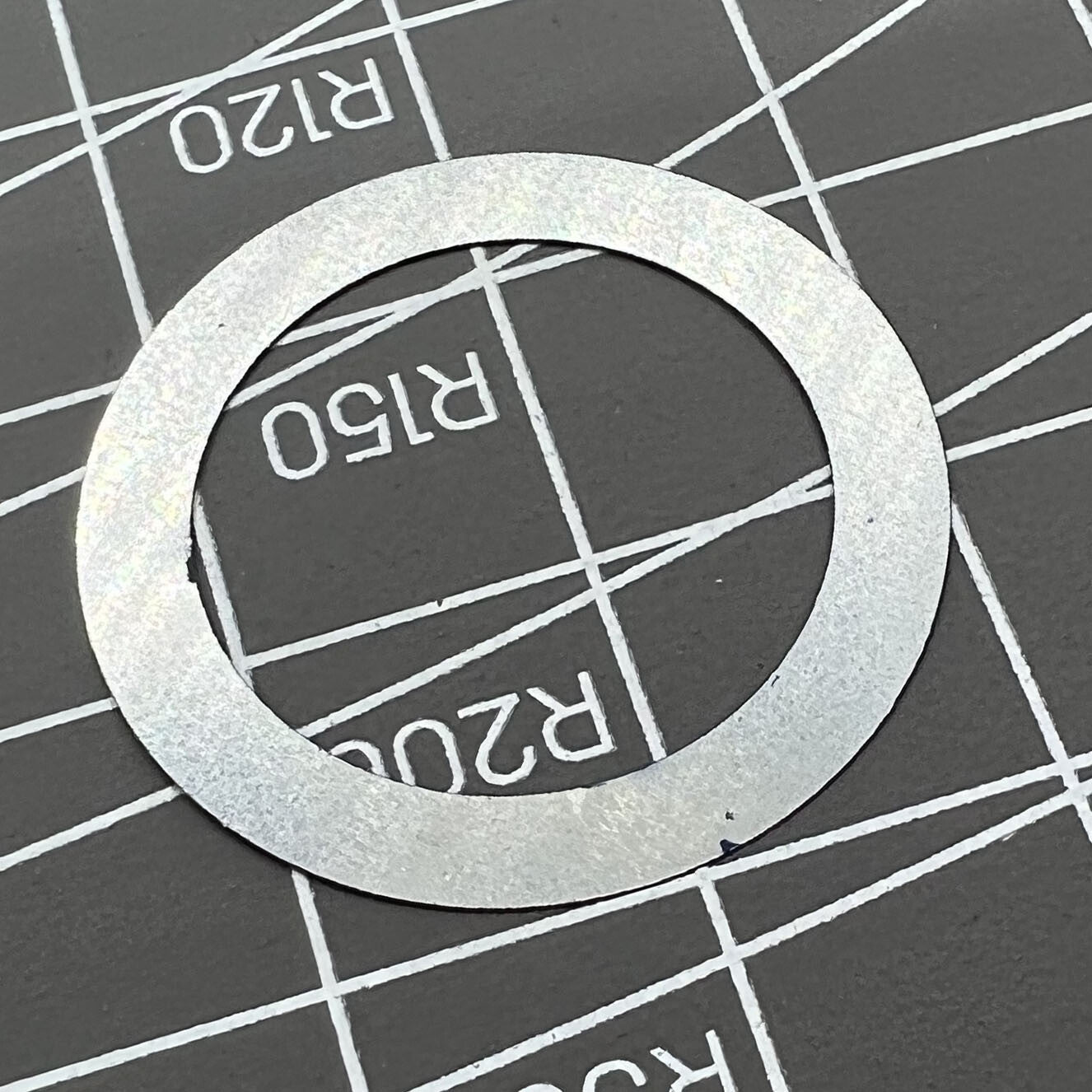 Denim blue date disk wheel overlay with white font for Miyota NH35 NH36 watch movements
