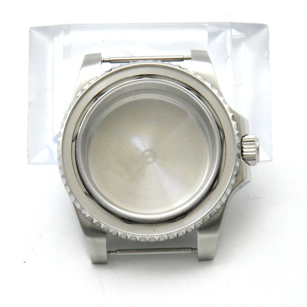 Montre de yacht automatique 40 mm GMT, boîtier compatible avec le mouvement NH35/36, verre saphir