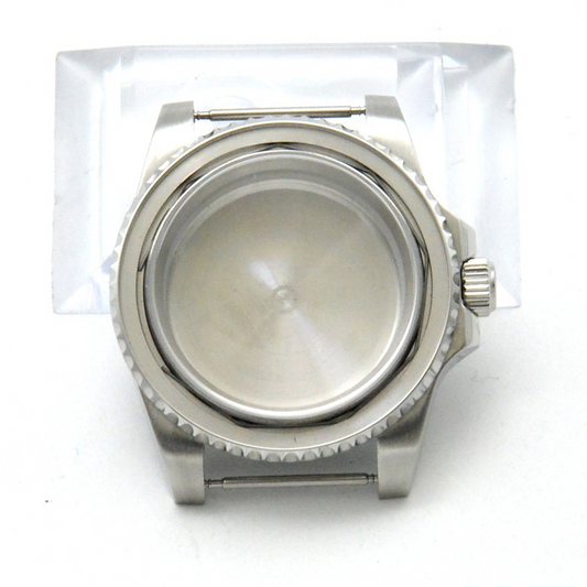 40MM Automatic Yacht GMT watch case with sapphire glass, fits NH35/36 movement for marine style.