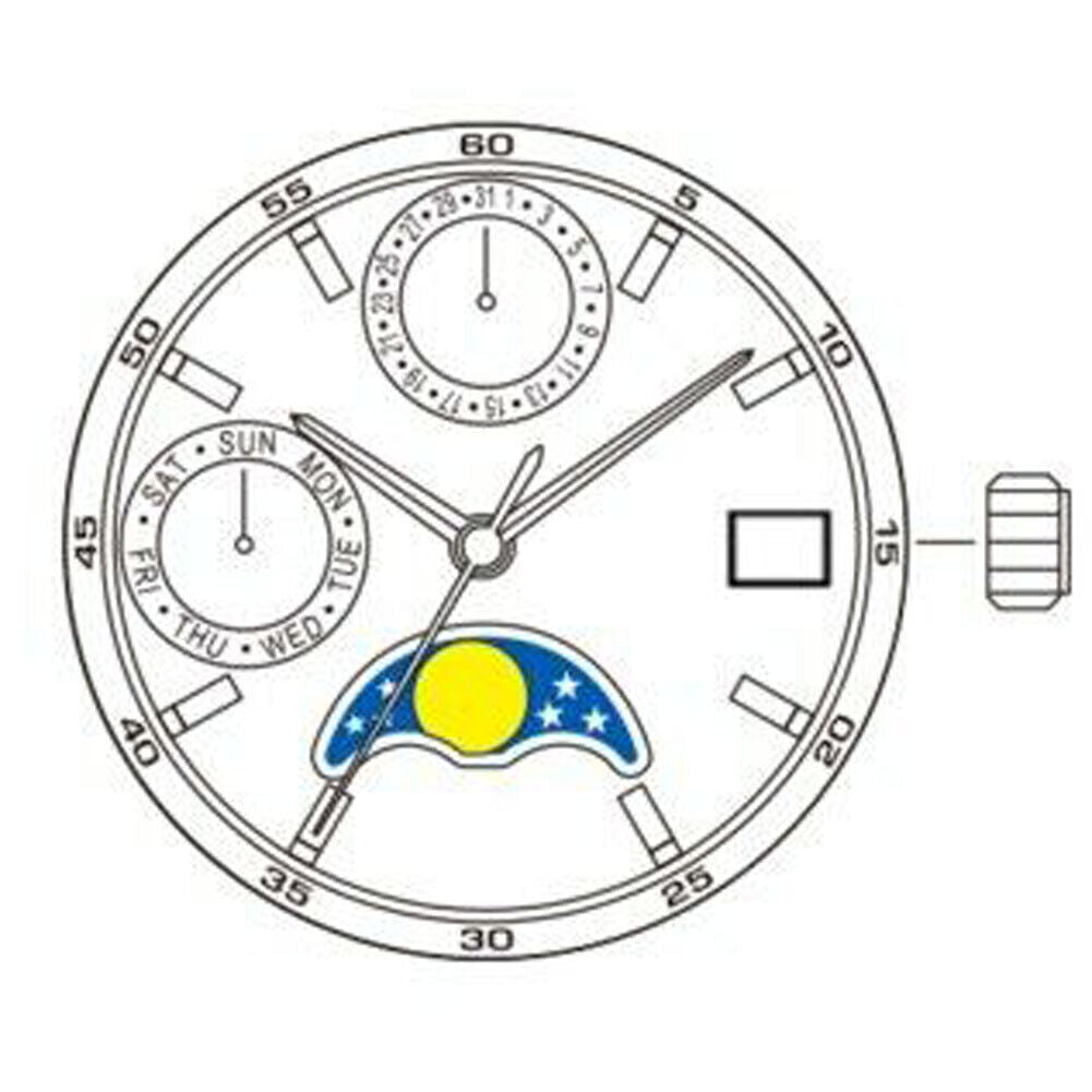 ST16 Seagull ST1653 China Made Mechanical Automatic Movement