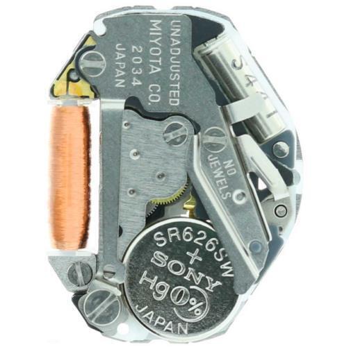 Miyota 2034 Japan Quartz Movement for precise watch accessory timekeeping by Miyota.
