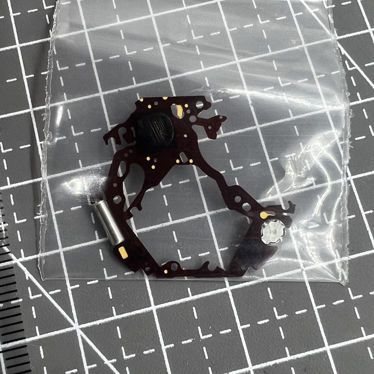 Seiko 5T52B quartz watch movement circuit board for precise timekeeping accessories.