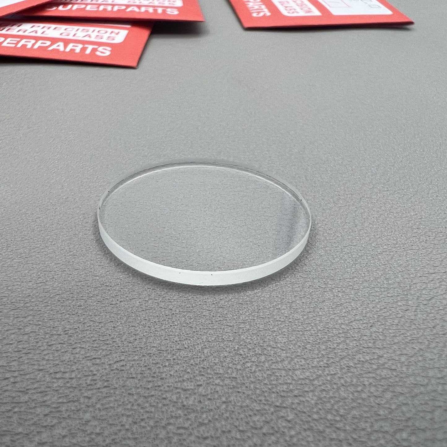 2.0mm Thick 32pcs Flat 27.3-40.0mm Round Watch Glass Mineral Crystal Replacement