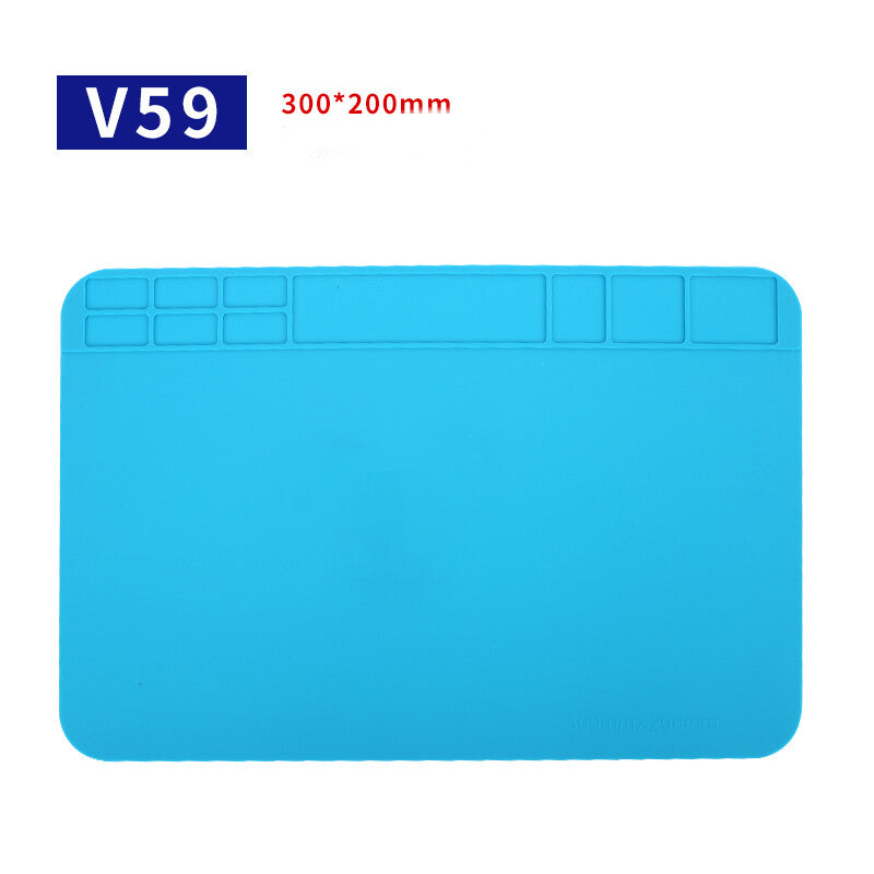Heat-Resistant Soldering Station Silicon Soldering Watch Repair Mat Work Pad