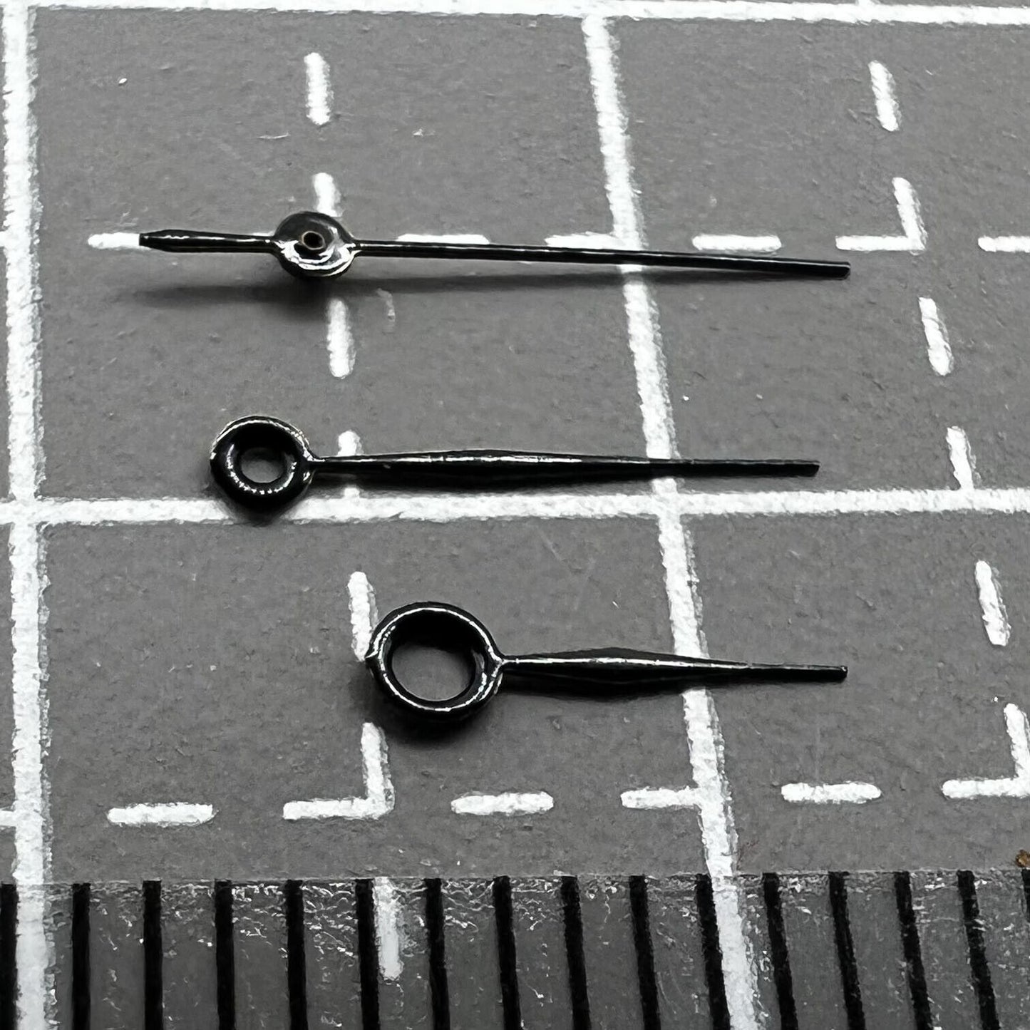 Aiguilles de montre peintes en noir de 12 mm pour mouvement Miyota 2035 2115 2105 2305