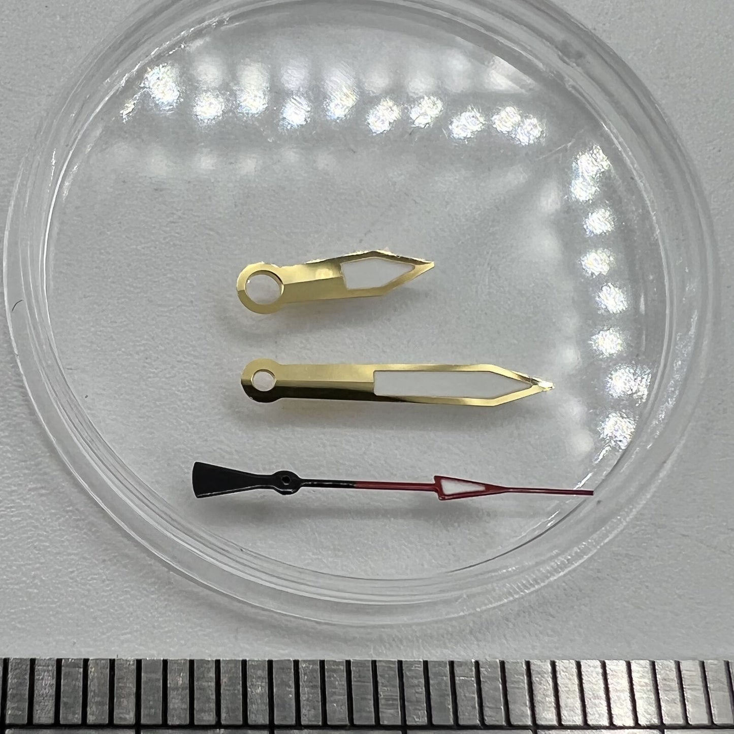 Uhr Hände 7.5*12*12,5 MM Goldene Grün Leuchtende Für NH35A/NH36A Bewegung
