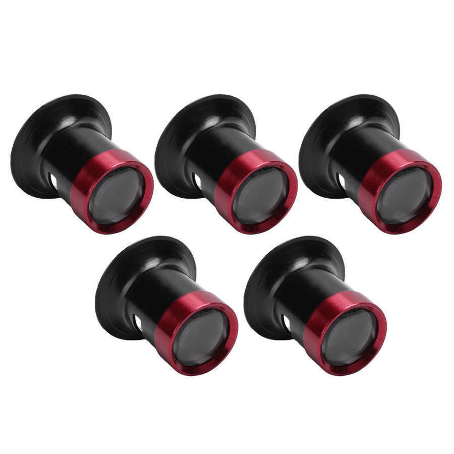 5PCS/Pack 3x 5x 10x 15x 20x Magnifier Aluminum Alloy Magnification Loupe