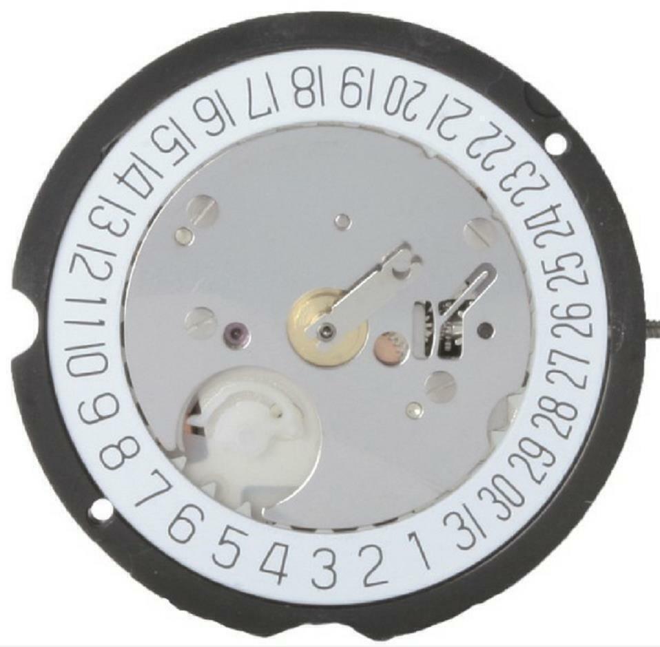 Ronda 505 Quarzuhrwerk, Datum bei 3/6