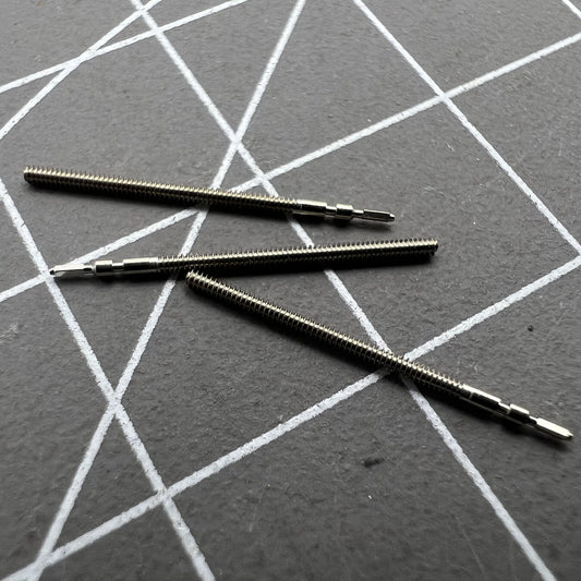 Watch winding stem for ETA 282.001 movement, compatible with various models, durable precision part.