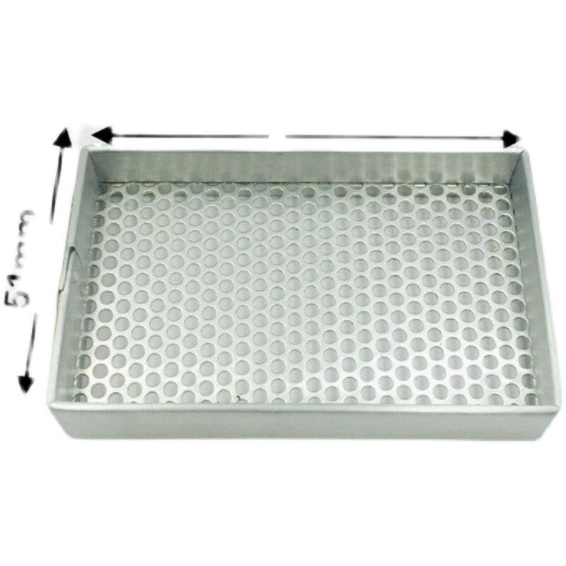 Aluminum cleaning tray organizer in 3 sizes for drying watch parts - ideal for watchmakers and accessories.