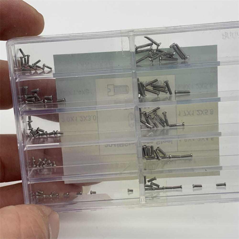 304 Edelstahl Schlitzschraube Kreuzschlitzschraube Schmuck Uhr Reparatur Teile