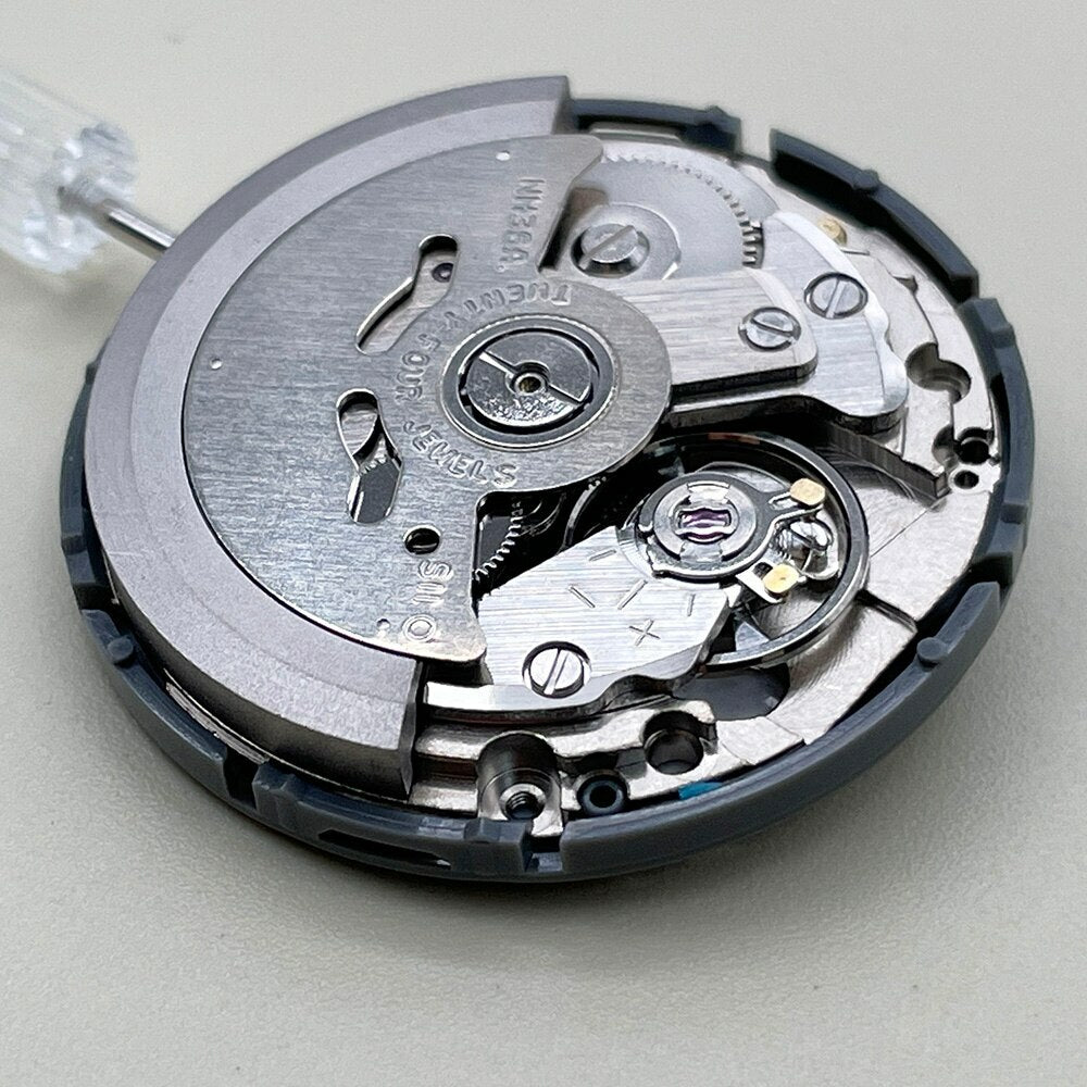 Mouvement de montre mécanique SEIKO NH36 noir, date, couronne 3/3,8 heures