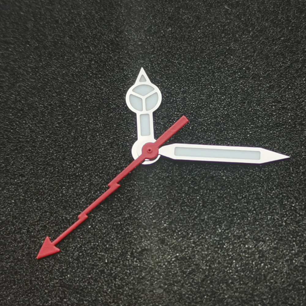 Green luminous watch hands set for SKX/SBBN with NH35A/NH36 movement by P1-6-A, precise timekeeping parts