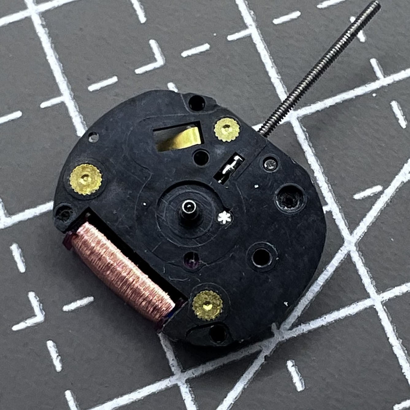 Japan Orient H2501 Disassemble Watch Quartz Movement 3 Hands
