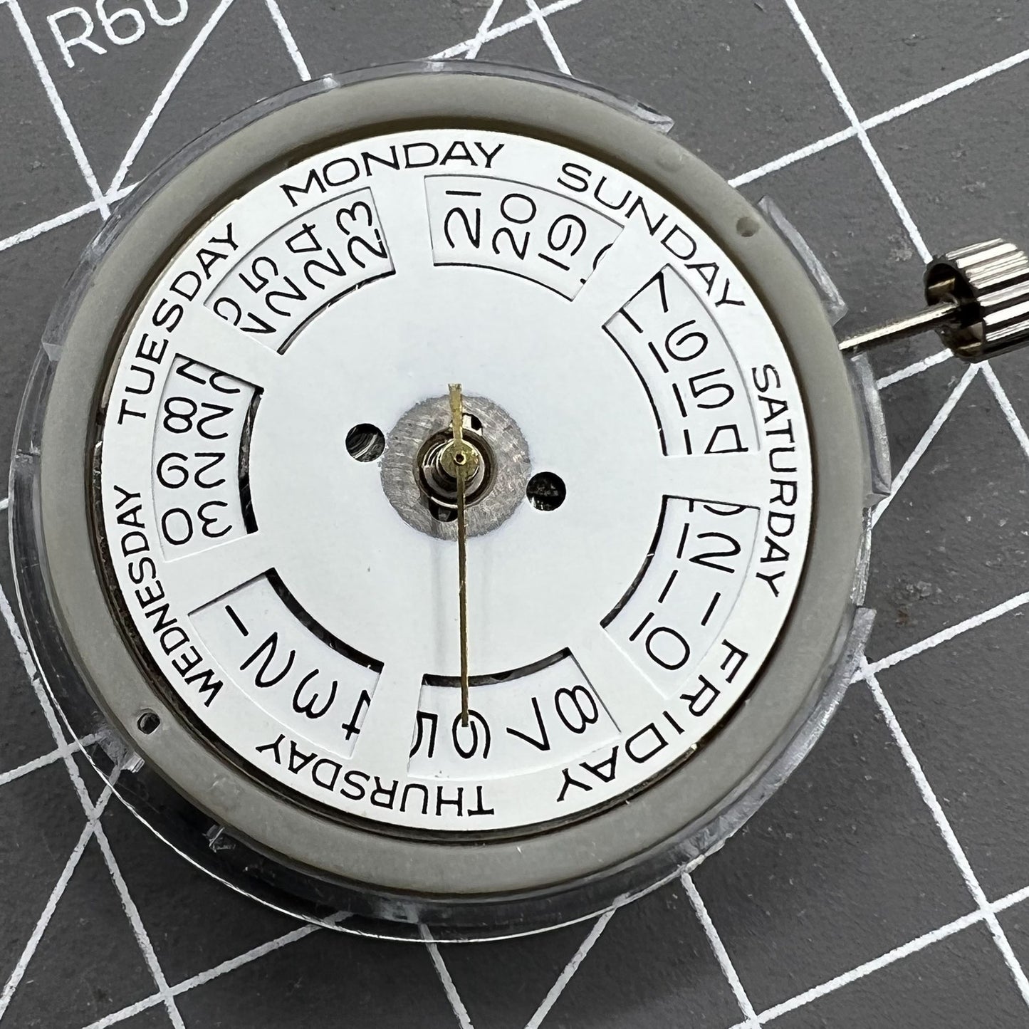 Tianjin Seagull T16 watch accessory with automatic mechanical movement and white dial details.