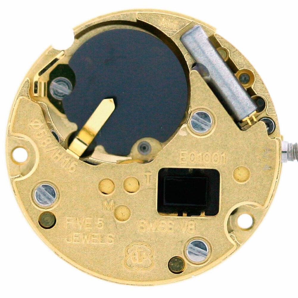 Montre <tc>ETA</tc> E01.001 Mouvement à quartz à 2 aiguilles