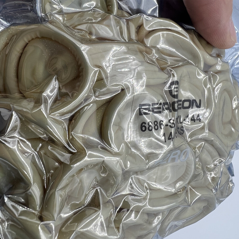 Bergeon 6886 Serie Gummi-Fingerschutz-Fingerhut-Bezüge, Packung mit 144 Stück