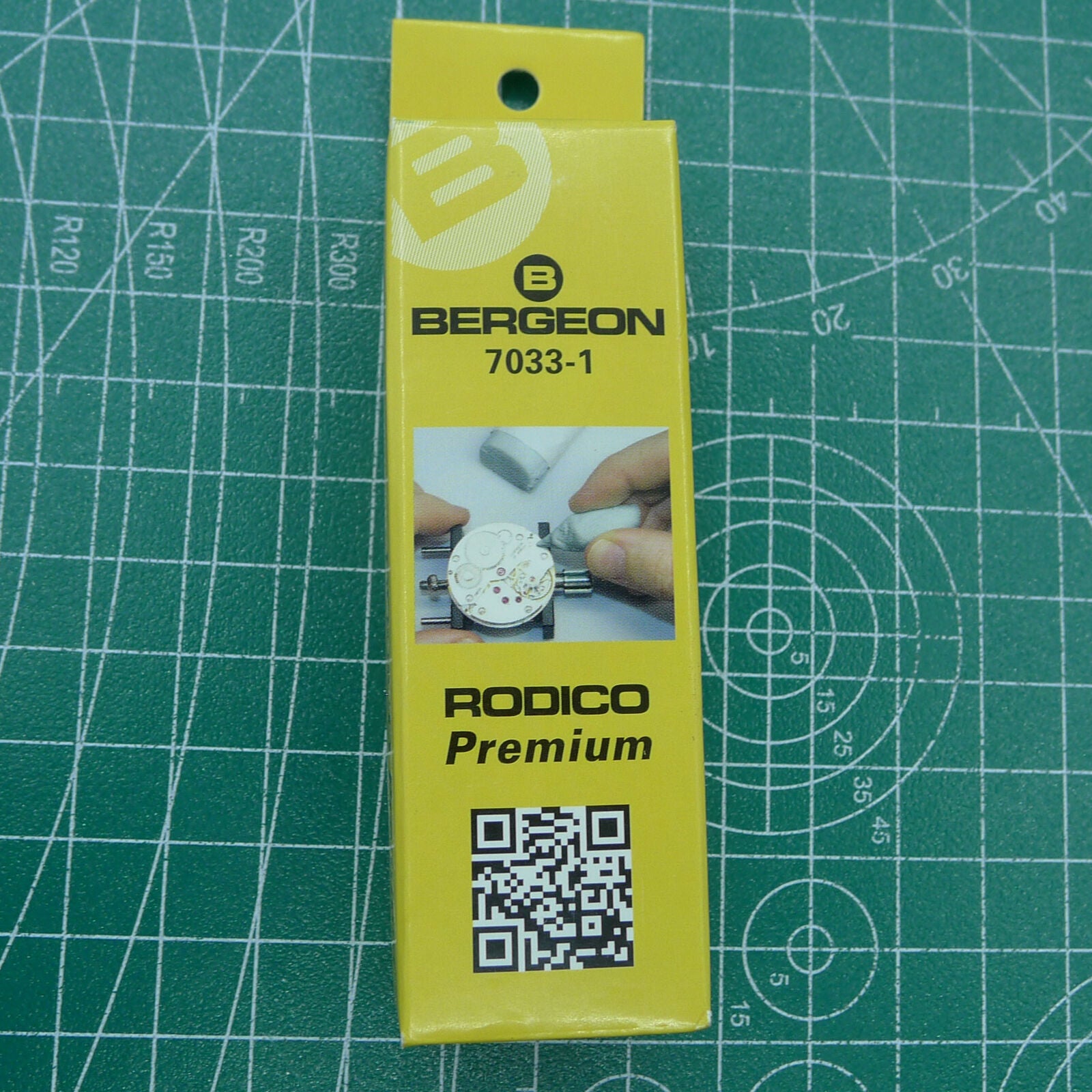 Bergeon 7033 Rodico premium Swiss-made cleaning putty for watch repair and maintenance tools.
