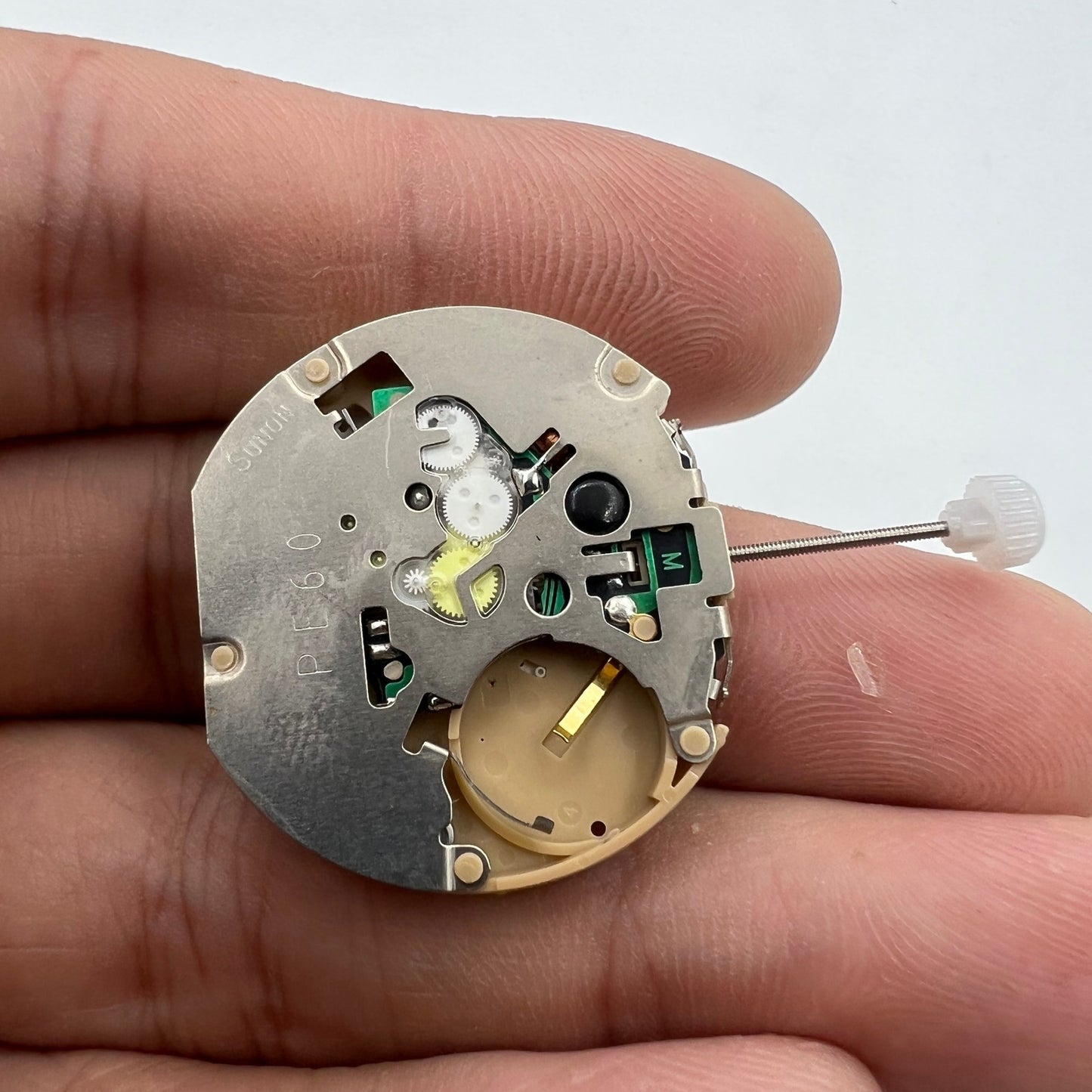 Brand New Quartz Movement Sunon PE60 Quartz Watch Movement 3 Hands With Date@6