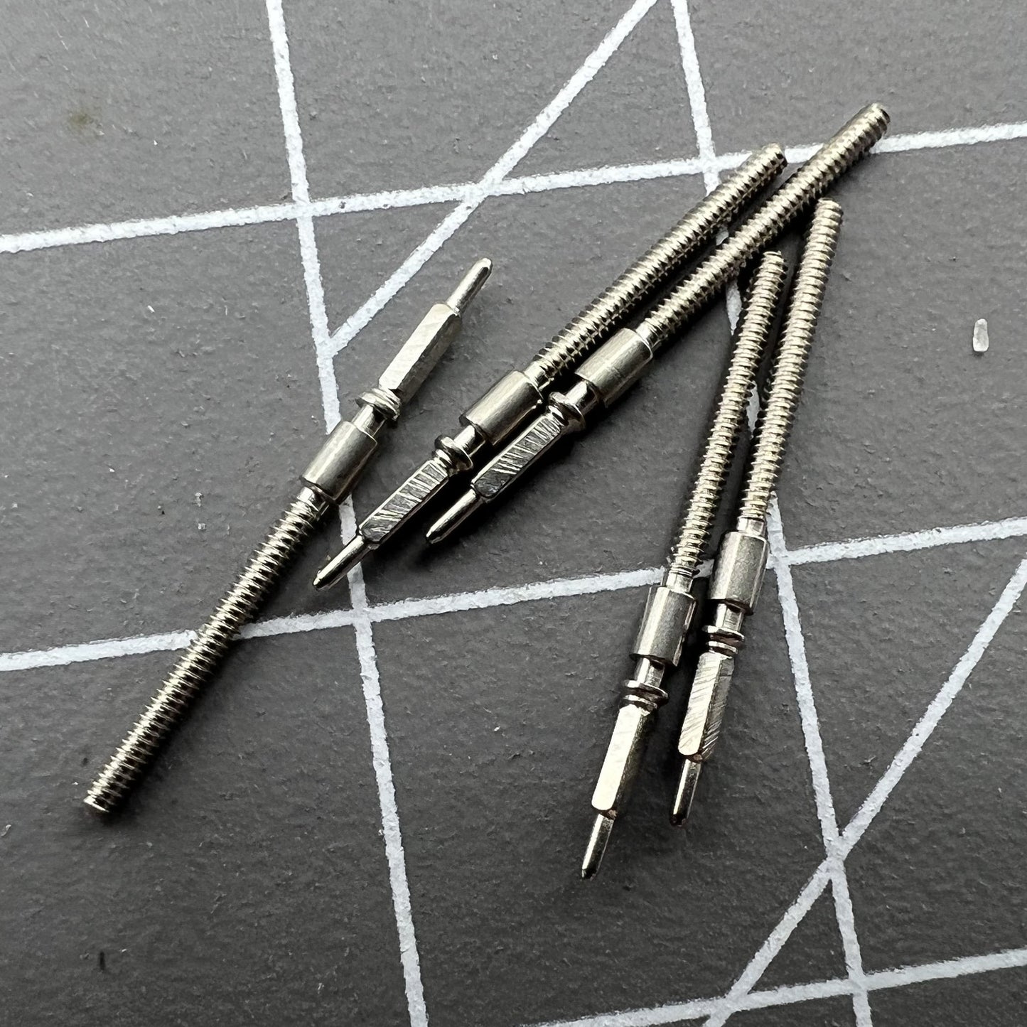 2 PIECES Watch Winding Stems Spare Parts Fit for ETA 2783 2784 2789 Movement