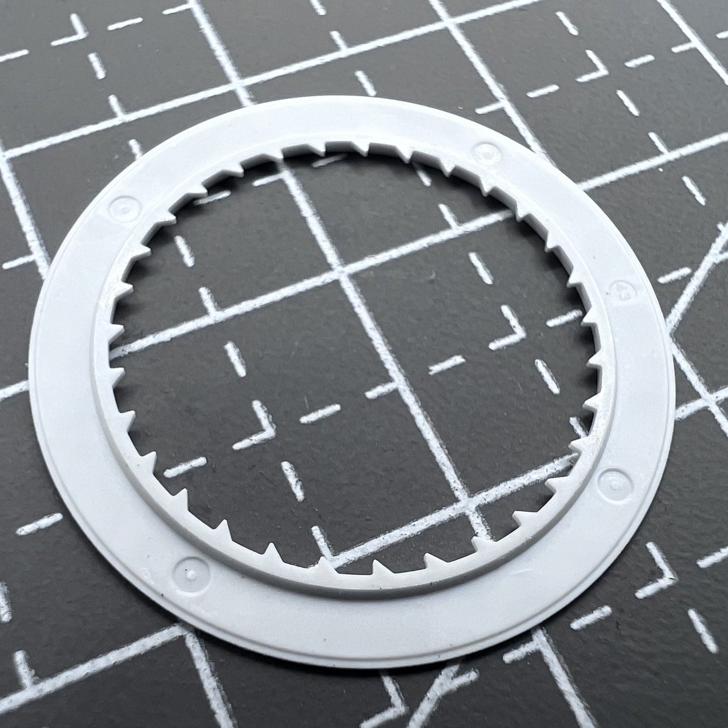 2 STÜCK Weiße Datumsscheibe Datumsscheibe Rad für Miyota 8215 Uhrwerk