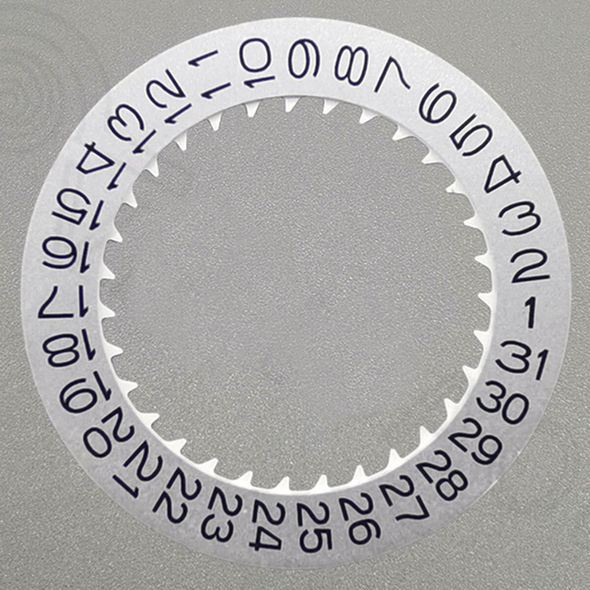 Vintage Silver Date Disk Wheel for NH36 NH35 Movement Crown Position 3.8/3