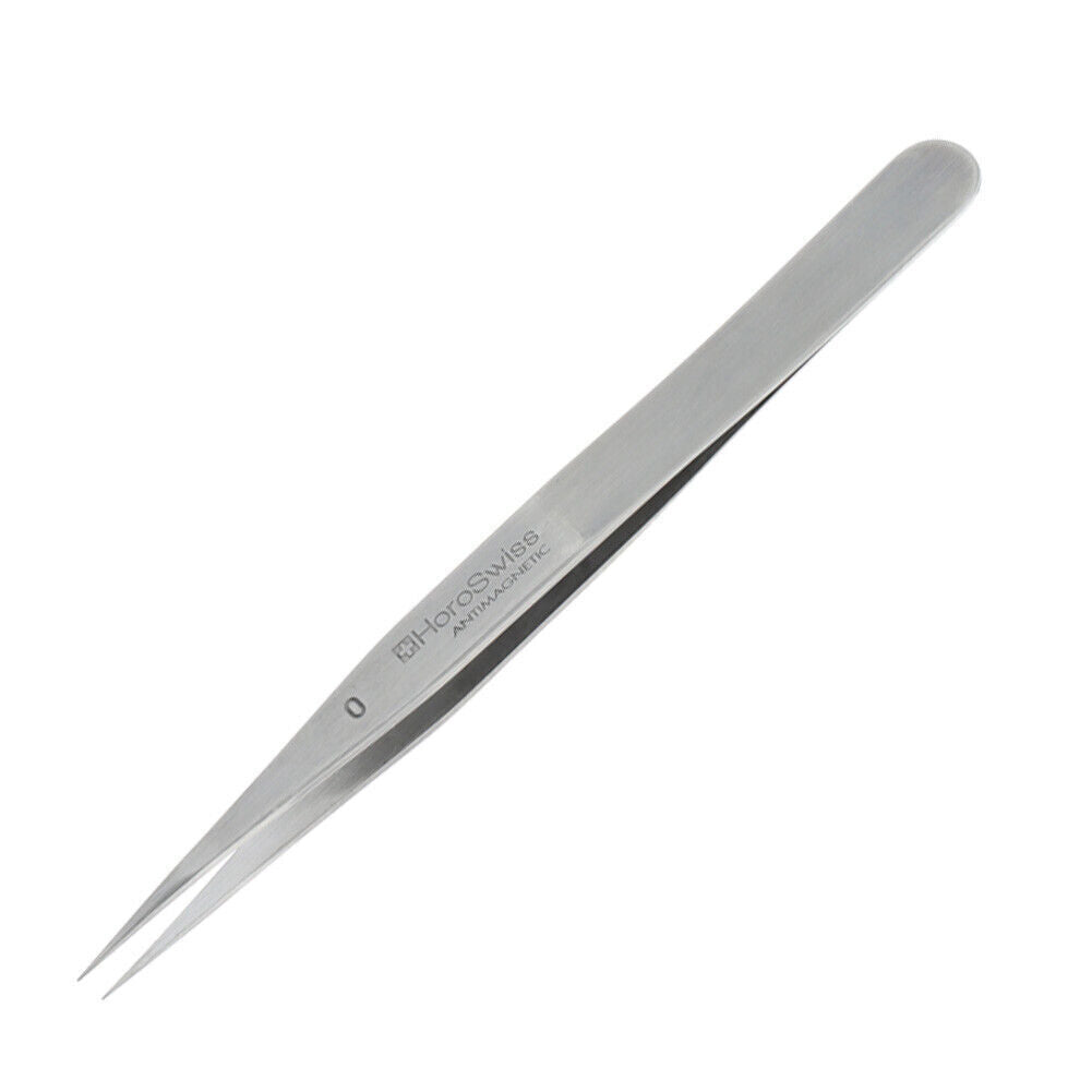 Horotec MSA12.812-0 Antimagnetic Steel Tweezer Geneva shape L120mm